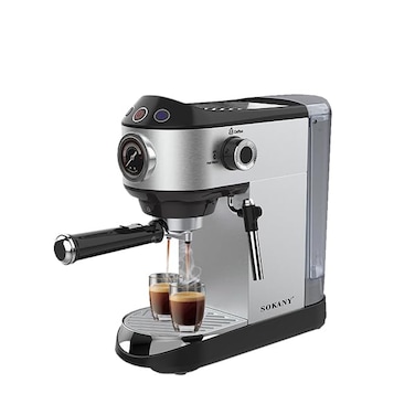 سوكاني SK-696B ماكينة قهوة كبسولات تعمل بالبخار والضغط سعة 1 لتر بقوة 1450W
