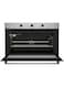 Beko Cook Master Gas Built-In Oven - 90cm - Large Capacity 96liters - Cooling And Cooking Fans - Stainless Steel - Bbwht12106Xs Inox