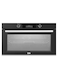 Beko Built-In Gas Oven - 90cm - Digital LED Display &ndash; Touch Control - Integrated Ignition - Soft Close Door - Black Bbwht12300Bs Black