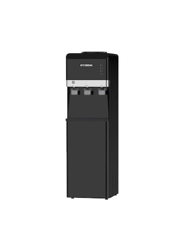 Hyundai Top Loading Water Dispenser &ndash; Hot, Cold &amp; Ambient Water &ndash; Stainless Steel Tank &ndash; Low Noise Compressor Cooling &ndash; Child Safety Lock &ndash; Black (Hyu-582B)