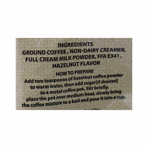 Natures Wonders Hazelnut Coffee - 100 Gm
