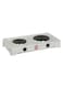 Nour Electric Hob 2 Burners Stainless Steel 2500 Watt - White