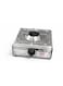 Nour Gas Hot Plate, 1 Plate, Silver Black
