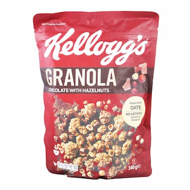 كيلوجز جرانولا شوكولاته بالبندق - 340 جرام