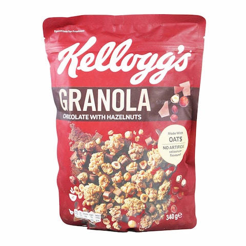 Kellogg&#39;s Granola Chocolate with Hazelnut - 340 gram