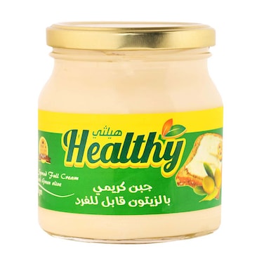 جبنة كريمي بالزيتون هيلثي - 550 جرام
