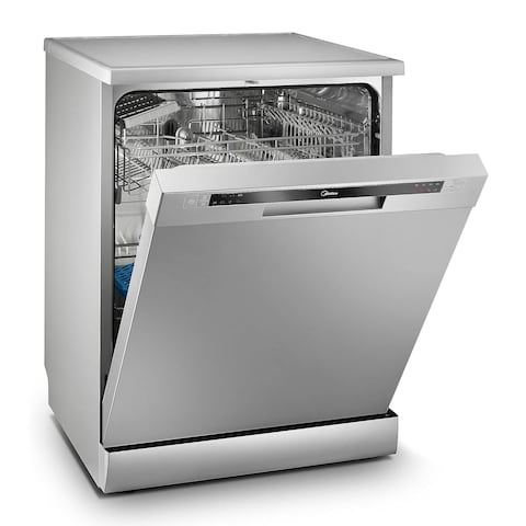 Midea Freestanding Dishwasher - 13 Persons - Silver - WQP13-5201C-S