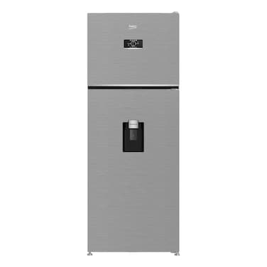 ثلاجة نوفروست بيكو انفرتر بفريزر علوي 447 لتر 16.8 قدم - فضي - B3RDNE500LDXB