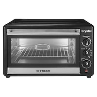 Fresh Crystal Electric Oven 48 Liters 2000 Watt - Black Silver - FR-4803RCL