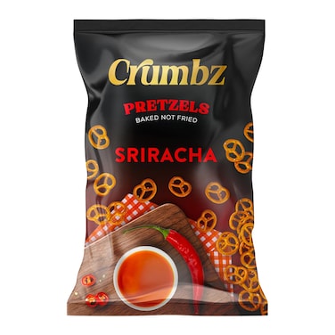 Crumbz Pretzels with Sriracha - 50 gm