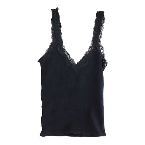 La Collection Women Dantel Top Black - Free Size