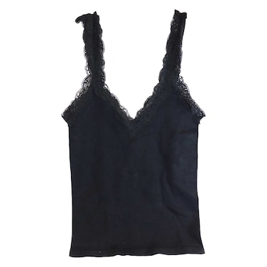 La Collection Women Dantel Top Black - Free Size