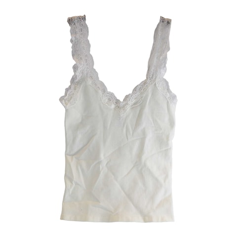 La Collection Women Dantel Top - Off White - Free Size