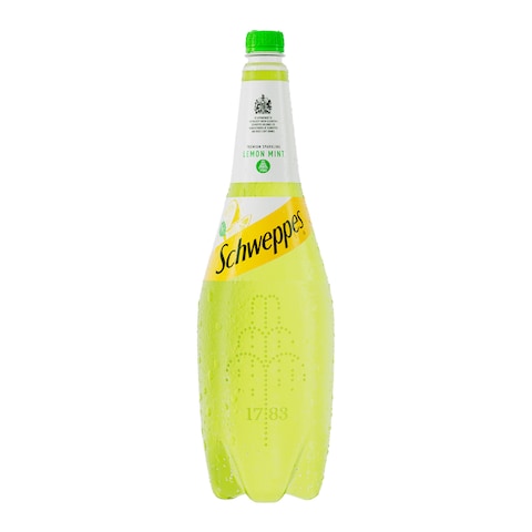 Schweppes Lemon Mint Soft Drink PET Bottle - 1.75 Liter