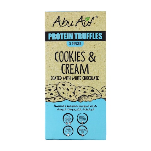 Abu Auf Protein Truffles - Cookies and Cream - 3 Pieces