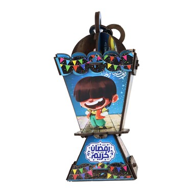 Small Square Wooden Ramadan Lantern