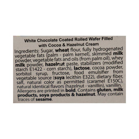 Freska Sticks Rolled Wafer Filled with Cocoa and Hazelnut Cream - 2 Biscuits