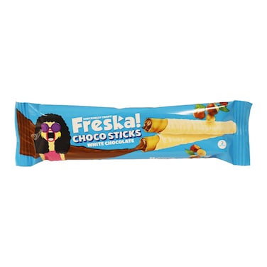 Freska Sticks Rolled Wafer Filled with Cocoa and Hazelnut Cream - 2 Biscuits