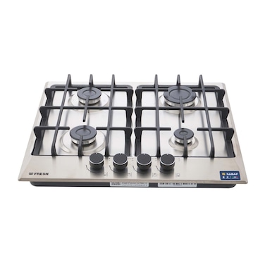 بوتاجاز غاز بلت ان فريش 60 سم 4 شعلة - ستانلس ستيل - 17510