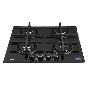 Fresh Gas Built-in Hob 60cm 4 Burners - Black - 17513