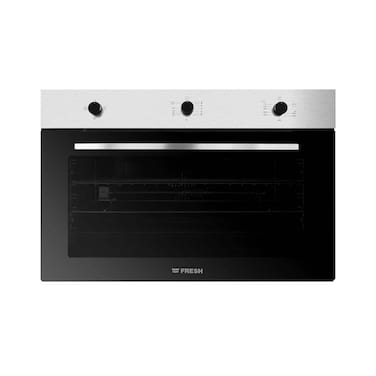 فرن غاز بلت ان فريش توب 124 لتر 90 سم - ستانلس ستيل - 17516