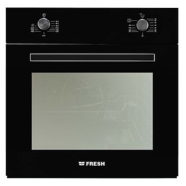 فرن غاز بلت ان فريش بشواية 60 سم 56 لتر - اسود - 17509
