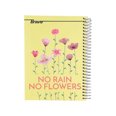 دفتر برافو مقاس A4 بغلاف صلب 5 موضوعات - 186 ورقة