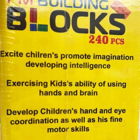 Building Blocks - 240 Pieces
