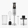 Nutricook Hand Blender, 1200W DC Motor, Electric Immersion Chopper, 4-in-1 Blend, Chop, Whisk &amp; Froth, 20 Variable Speeds, 700ml Beaker, 500ml Chopping Bowl, Stainless Steel Blades