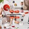 Nutricook Hand Blender, 1200W DC Motor, Electric Immersion Chopper, 4-in-1 Blend, Chop, Whisk &amp; Froth, 20 Variable Speeds, 700ml Beaker, 500ml Chopping Bowl, Stainless Steel Blades