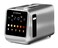 Nutricook 2-Slice Smart Toaster with 6 Browning Levels, Auto Shut-Off, Reheat, Defrost, Bun Warmer &amp; Favorite Button   Bagel, Waffle, Pastry, Muffin Modes   Stainless Steel, 850W
