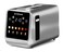 Nutricook 2-Slice Smart Toaster with 6 Browning Levels, Auto Shut-Off, Reheat, Defrost, Bun Warmer &amp; Favorite Button   Bagel, Waffle, Pastry, Muffin Modes   Stainless Steel, 850W