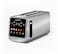 Nutricook 4-Slice Smart Toaster with 6 Browning Levels, Auto Shut-Off, Reheat, Defrost, Bun Warmer &amp; Favorite Button   Bagel, Waffle, Pastry, Muffin Modes   Stainless Steel,1450W