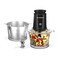 Nutricook Electric Food Chopper &amp; Mincer, 2L Glass &amp; 2L Stainless Steel Bowl, 500W, 2 Speeds, 2x 4-Blade set for Onion &amp; Vegetable Chopping, Meat Mincing, Ice Crushing, Grinding, Puree