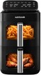 Nutricook Dual Basket Vertical Air Fryer with Window, Sync Finish &amp; Dual Cook, 6 Preset Programs + Manual Mode, 4-Layer Cooking with Racks, Top Heating Coils, Space-Saving Stacked Design, NC-AFDS330