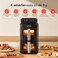 Nutricook Dual Basket Vertical Air Fryer with Window, Sync Finish &amp; Dual Cook, 6 Preset Programs + Manual Mode, 4-Layer Cooking with Racks, Top Heating Coils, Space-Saving Stacked Design, NC-AFDS330