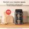 Nutricook Dual Basket Vertical Air Fryer with Window, Sync Finish &amp; Dual Cook, 6 Preset Programs + Manual Mode, 4-Layer Cooking with Racks, Top Heating Coils, Space-Saving Stacked Design, NC-AFDS330