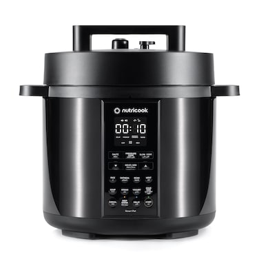 Nutricook Smart Pot 2, 8 Liters, 9 In 1 Electric Pressure Cooker, Steamer, Saut&eacute; Pot, Yogurt Maker &amp; More, 12 Programs With New Lid
