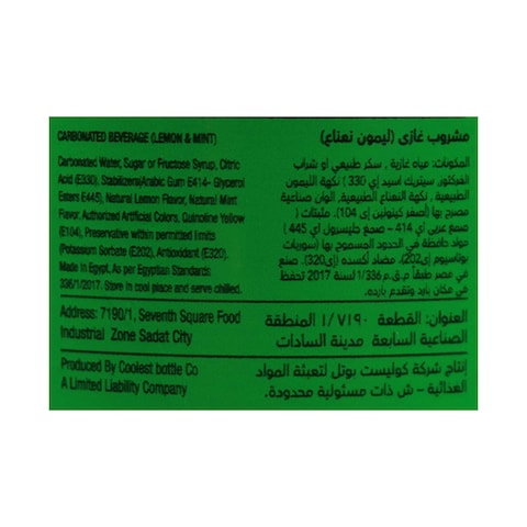 Oasis Lemon Mint Soft Drink - 1 Liter