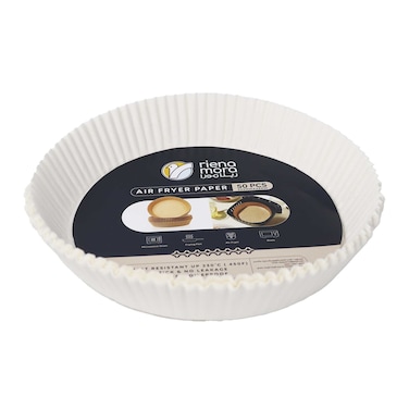 رينامورا بطانة ورقية كبيرة للمقلاة الهوائية - 50 قطعة