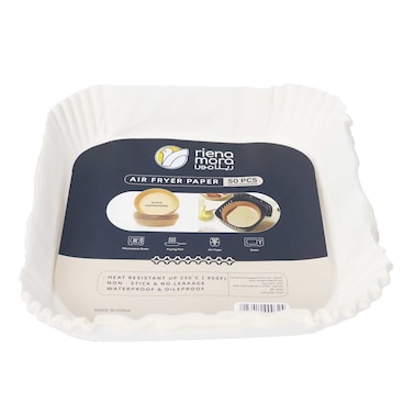 Rienamora Square Air Fryer Paper - 50 Pieces
