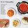 Nutricook SMART POT 3, Rice Cooker, Steamer, Saut&eacute; Pot, Yogurt Maker, 12-in-1 Electric Pressure Slow 20 Programs, New Lid, 1500w, SS Sp330, 8L