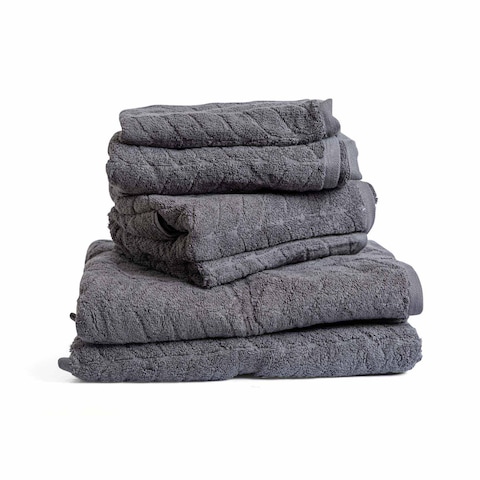 Mehalla Jacquard Towel Set - 6 Pieces - Olive
