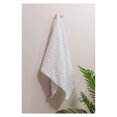 Mehalla Hand Towel Jacquard - 50x100 - White