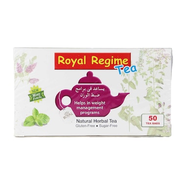 Royal Regime Tea with Mint Flavour - 50 Tea Bags
