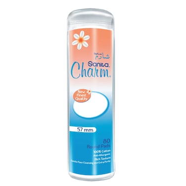 Sanita Makeup Pads - 80Pcs