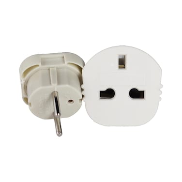 بيست محول فيشة ثلاثية الى ثنائية - قطعتين