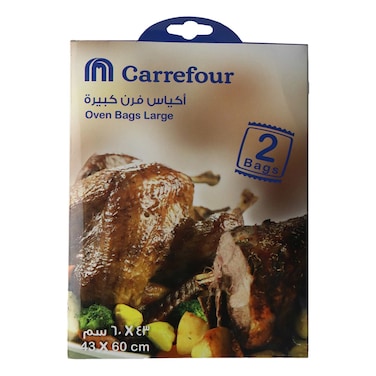 Carrefour Oven Bag - 43x60 cm - 2 Pieces