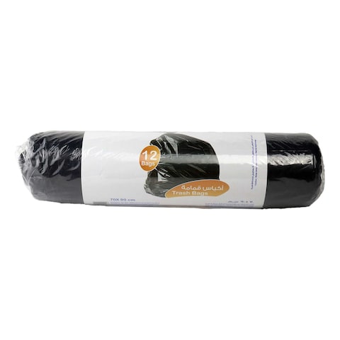 Carrefour Trash Bags - 70x90 cm - 12 Pieces