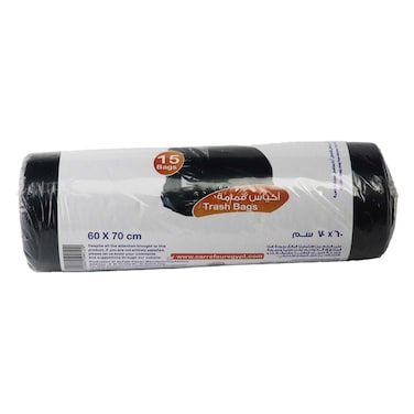 اكياس قمامة كارفور  - 60*70 سم - 15 قطعة